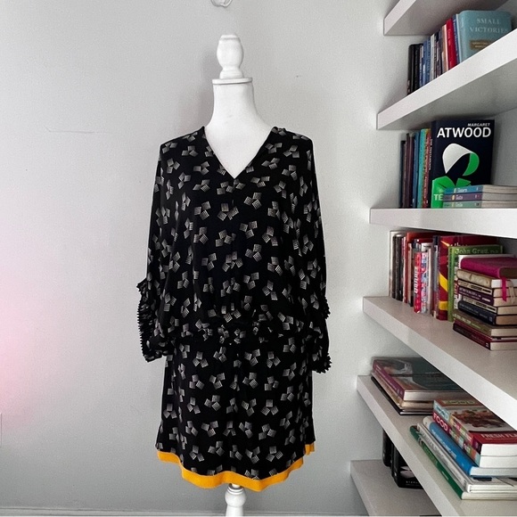 DVF Meiko Band Kimono Dress size 10 - Picture 2 of 16